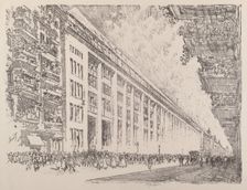 Mid-day, General Electric Works, Berlin, 1921. Creator: Joseph Pennell