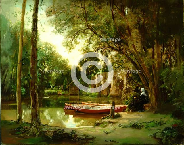Mid Silence and Shade, 1900-1921. Creator: John Lochhead.
