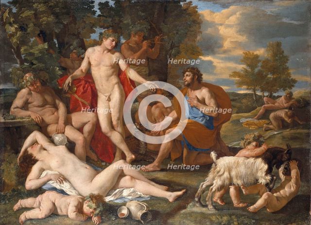 Midas and Bacchus, ca 1624.