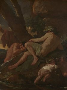 Midas Washing at the Source of the Pactolus, ca. 1627. Creator: Nicolas Poussin