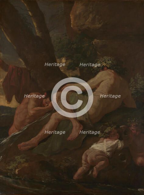 Midas Washing at the Source of the Pactolus, ca. 1627. Creator: Nicolas Poussin.