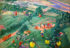 Midday 1917. Artist: Kuz'ma Petrov-Vodkin