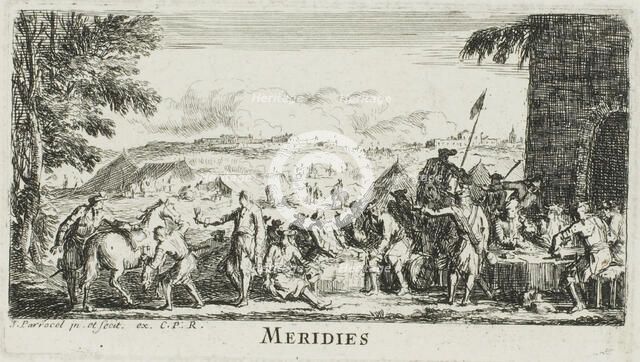 Midday, from The Hours of the Day, n.d. Creator: Joseph Parrocel.