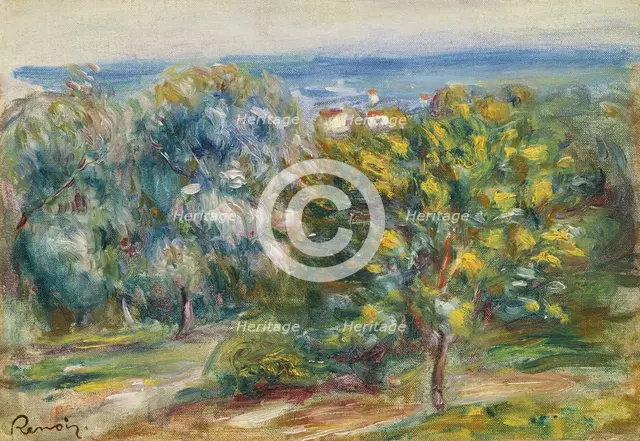 Midday Landscape, 1910. Artist: Renoir, Pierre Auguste (1841-1919)