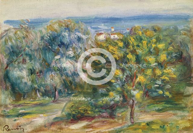 Midday Landscape, 1910. Artist: Renoir, Pierre Auguste (1841-1919)