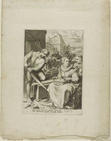 Midday, plate three from Four Times of Day, c.1595. Creator: Jan Saenredam