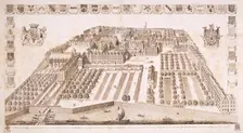 Middle and Inner Temple, London, 1671. Artist: Anon