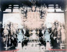 Middle Buddha, Sanjusangendo Temple, Kyoto, Japan