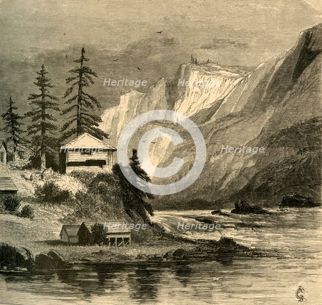 'Middle Block-house, Cascades', 1872. Creator: Robert Swain Gifford.