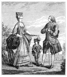 Middle Class Family, (1885).Artist: Dupin