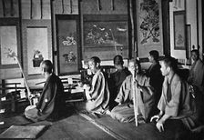 Middle class Japanese swords at an exhibition, 1902. Artist: Prince Alexander Gagarine