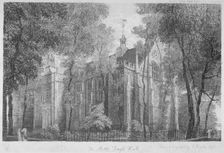 Middle Temple Hall, Middle Temple, City of London, 1798. Artist: Samuel Rawle