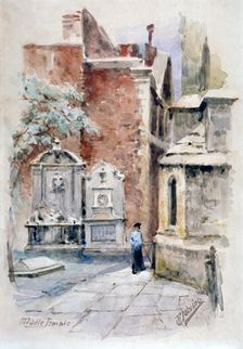Middle Temple London, 1912. Artist: Robert Jobling