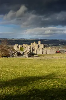 Middleham Castle, North Yorkshire, c1980-c2018. Creator: Alun Bull