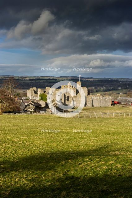 Middleham Castle, North Yorkshire, c1980-c2018. Creator: Alun Bull.