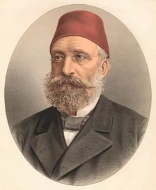 Midhat Pasha (late 19th century). Creators: Cassell, Petter & Galpin, Adele Perlmutter