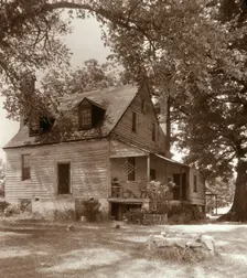 Midlothian Pike Minor Houses, Chesterfield County, Virginia, 1933. Creator: Frances Benjamin Johnston