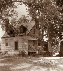 Midlothian Pike Minor Houses, Chesterfield County, Virginia, 1933. Creator: Frances Benjamin Johnston