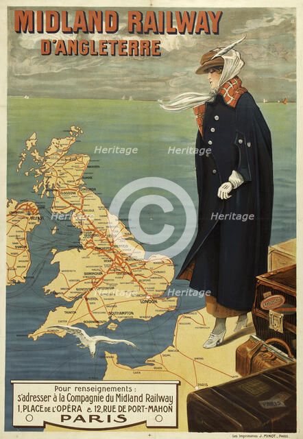 Midland Railway d'Angleterre, 1900s. Creator: Anonymous.