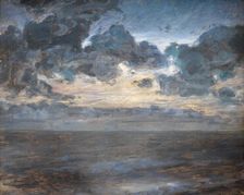 Midsummer Night at Tisvilde Beach, 1886. Creator: Julius Paulsen