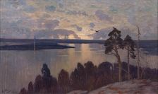 Midsummer Night, End of 19th-Early 20th cen.. Creator: Taube, Eugen (1860-1913)