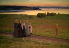 Midsummer Night, Started 1901, finished 1902. Creator: Einar Øfsti