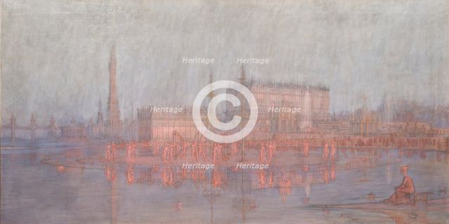 Midsummer Celebration in the Metal City, 1898. Creator: Johan Axel Gustav Acke.