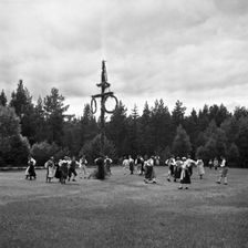 Midsummer celebrations at Mullsjo, Sweden, 1950. Creator: Unknown