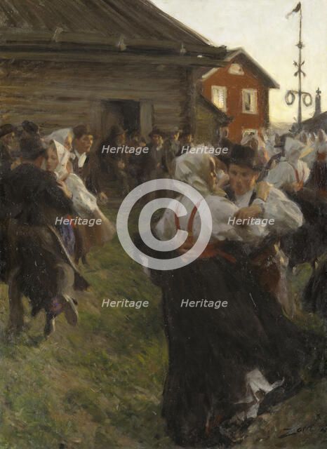 Midsummer Dance, 1897. Creator: Anders Leonard Zorn.