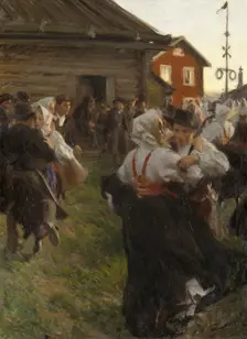 Midsummer Dance, 1897. Creator: Anders Leonard Zorn