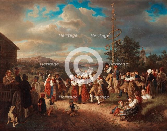 Midsummer dance in Rättvik.