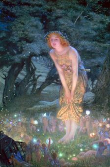 Midsummer Eve c1871-1914. Artist: Edward Robert Hughes