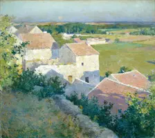 Midsummer Twilight, c. 1890. Creator: Willard Leroy Metcalf
