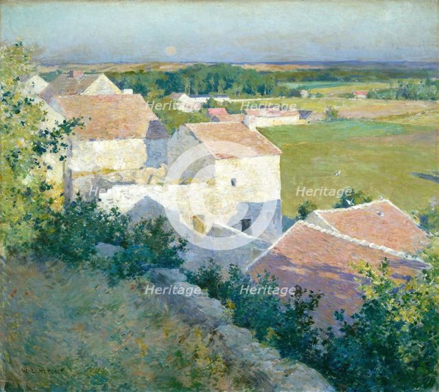 Midsummer Twilight, c. 1890. Creator: Willard Leroy Metcalf.
