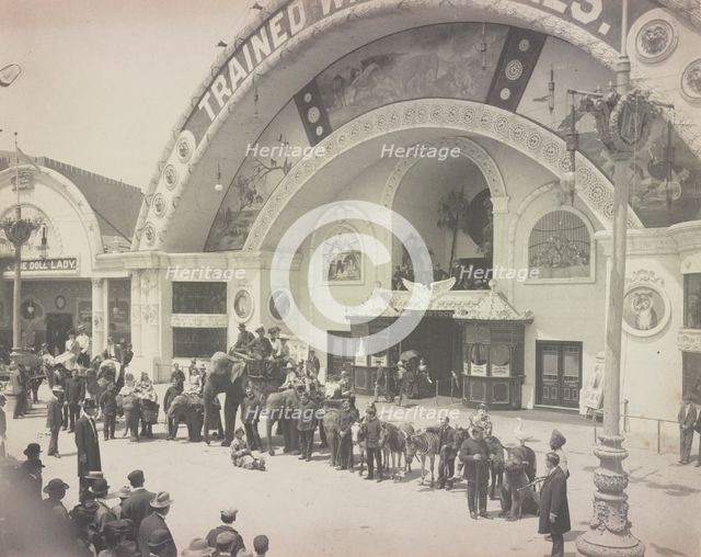 Midway, World's Columbian Exposition, Chicago, Illinois, 1893. Creator: Frances Benjamin Johnston.