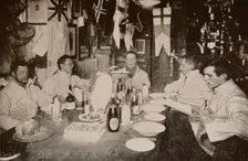 Midwinter Day, 1912 - The Officers (1913). Artist: Frank Debenham
