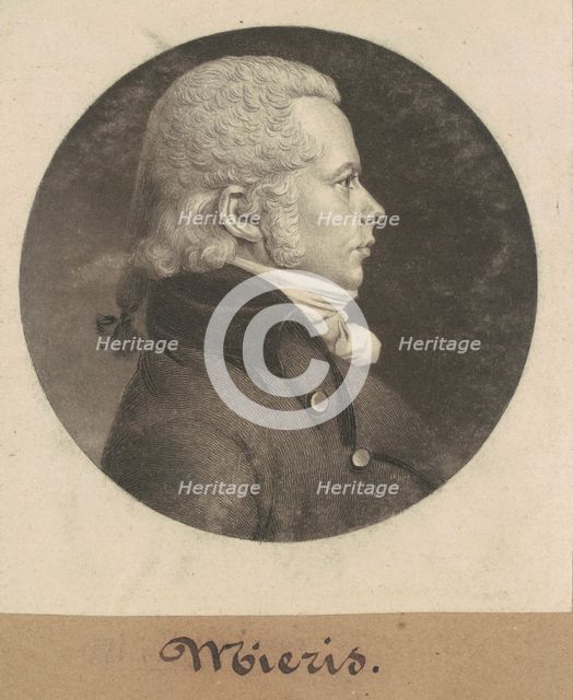 Mieris, 1800. Creator: Charles Balthazar Julien Févret de Saint-Mémin.
