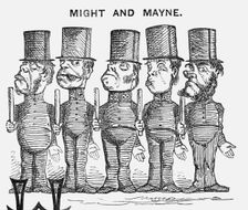 Might and Mayne 1858. Creator: Unknown