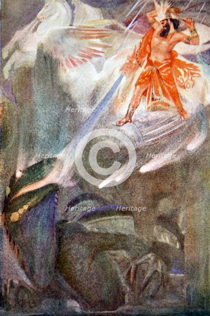 'Mighty was he to look upon', 1916.  Creator: Evelyn Paul.