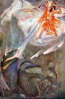 Mighty was he to look upon 1916. Creator: Evelyn Paul