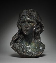 Mignon: Bust of Rose Beuret, c. 1867-1868 (original model). Creator: Auguste Rodin (French, 1840-1917)