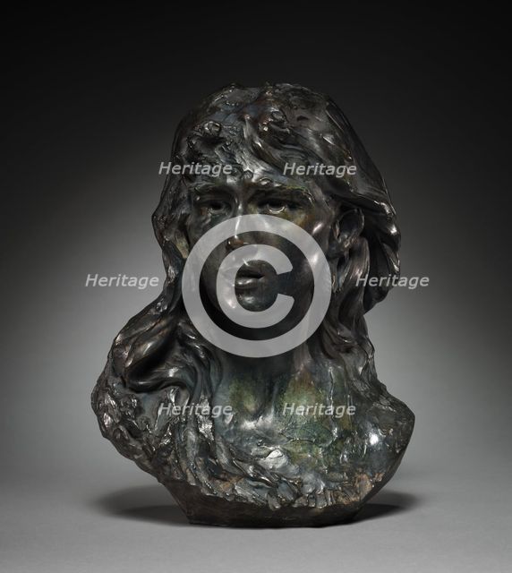 Mignon: Bust of Rose Beuret, c. 1867-1868 (original model). Creator: Auguste Rodin (French, 1840-1917).