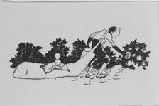Migratory cotton picker with her baby, 1939. Creator: Unknown