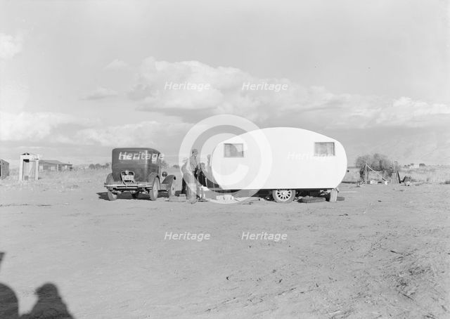 Migratory family from Louisiana on Works Progress Administration (WPA), California, 1938. Creator: Dorothea Lange.