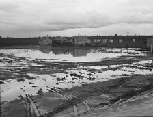 Migratory workers in winter quarters, Kern County, California , 1939. Creator: Dorothea Lange