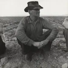 Migrant agricultural worker, Near Holtville, California, 1937. Creator: Dorothea Lange