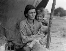 Migrant agricultural worker's family, 1936. Creator: Dorothea Lange