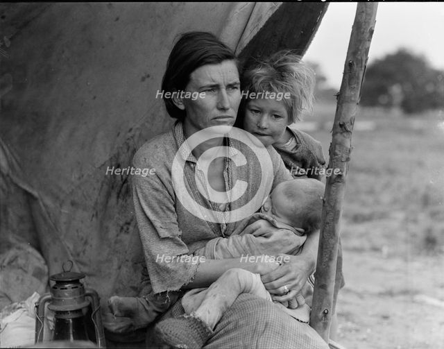 Migrant agricultural worker's family, 1936. Creator: Dorothea Lange.