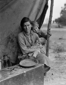 Migrant agricultural worker's family, Nipomo, California, 1936. Creator: Dorothea Lange