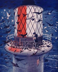 Migrant Birds Visit the Lighthouse 1935